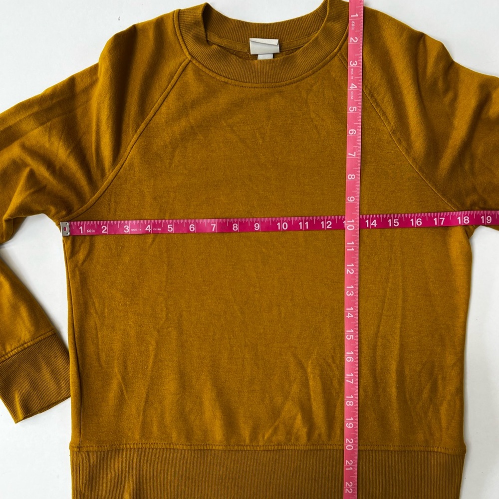 a new day Mustard Yellow Pleated Midi Skirt with Matching Sweatshirt Top - Picture 8 of 11